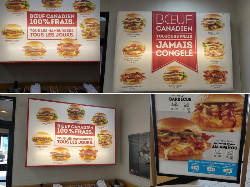 Wendy's Menu