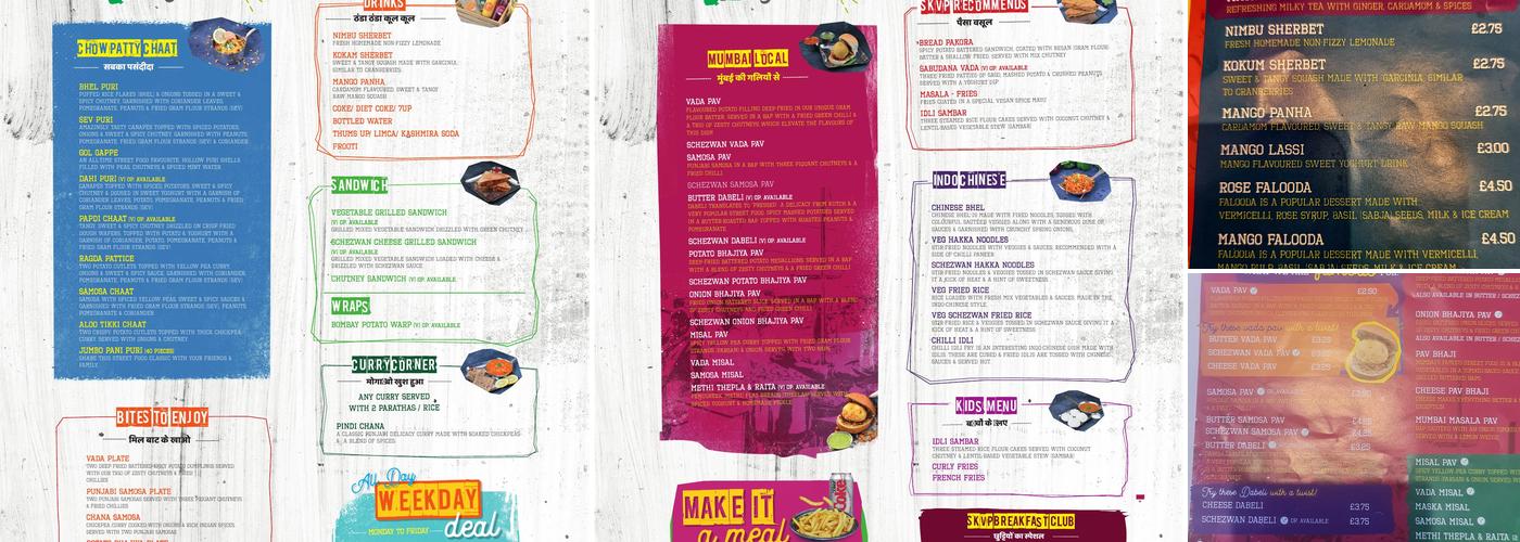 Shree Krishna Vada Pav (SKVP) Reading Menu