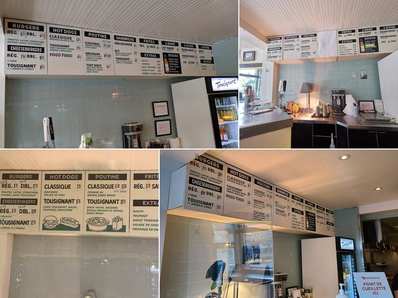 Chez Tousignant Menu