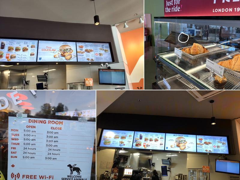 A&W Canada Menu