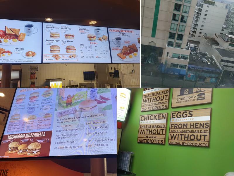 A&W Canada Menu