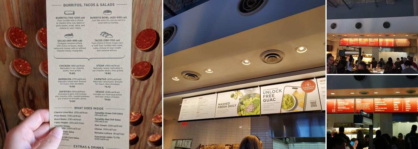 Chipotle Mexican Grill Menu