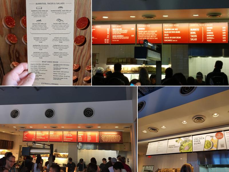 Chipotle Mexican Grill Menu