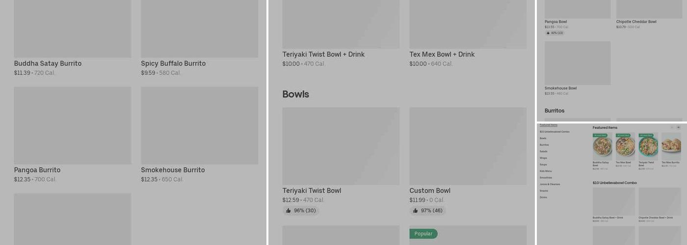 Freshii Menu