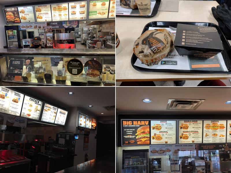 Harvey's Menu