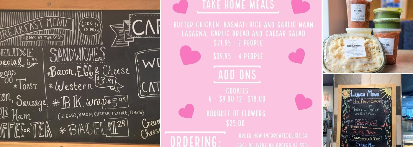 Cafe Deluxe Menu