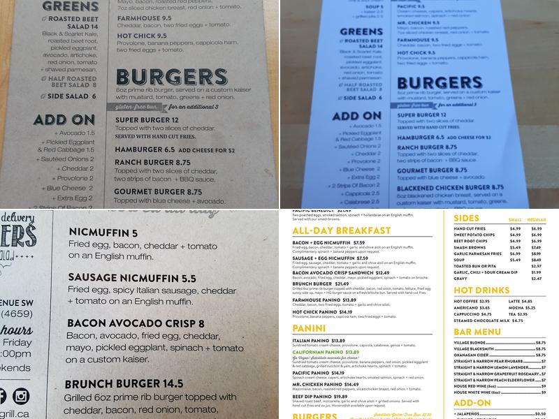 Holy Grill Menu