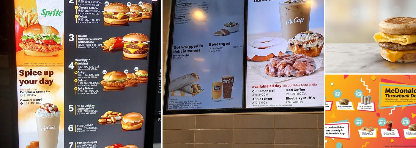 McDonald's Menu