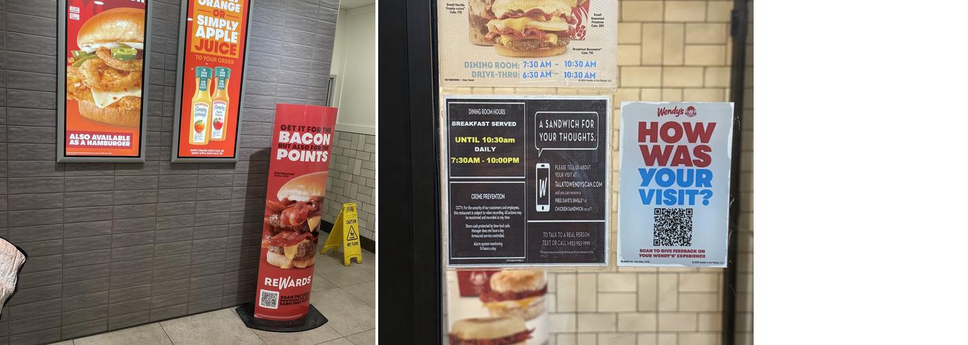 Wendy's Menu
