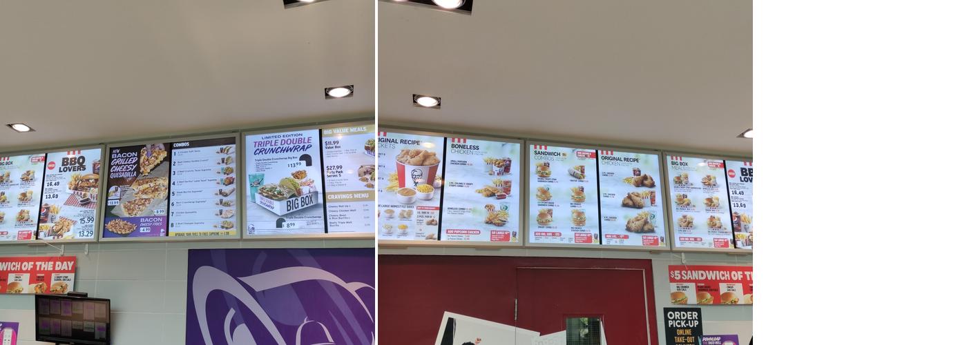 KFC Menu