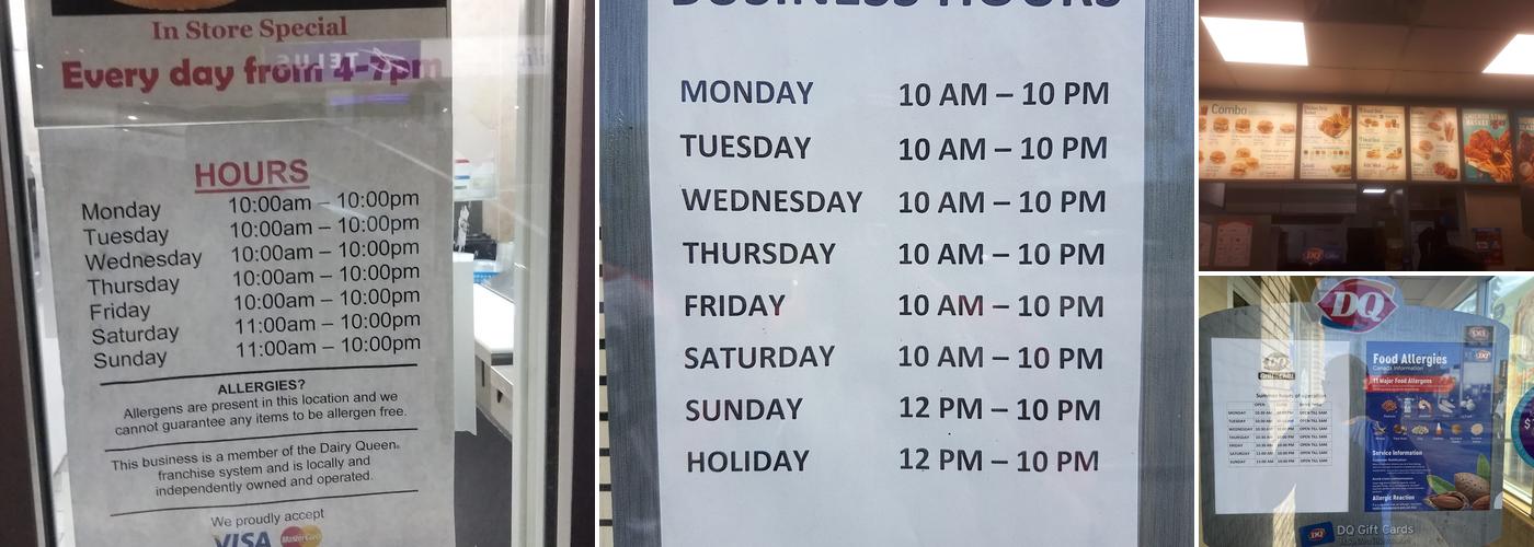 Dairy Queen Grill & Chill Menu