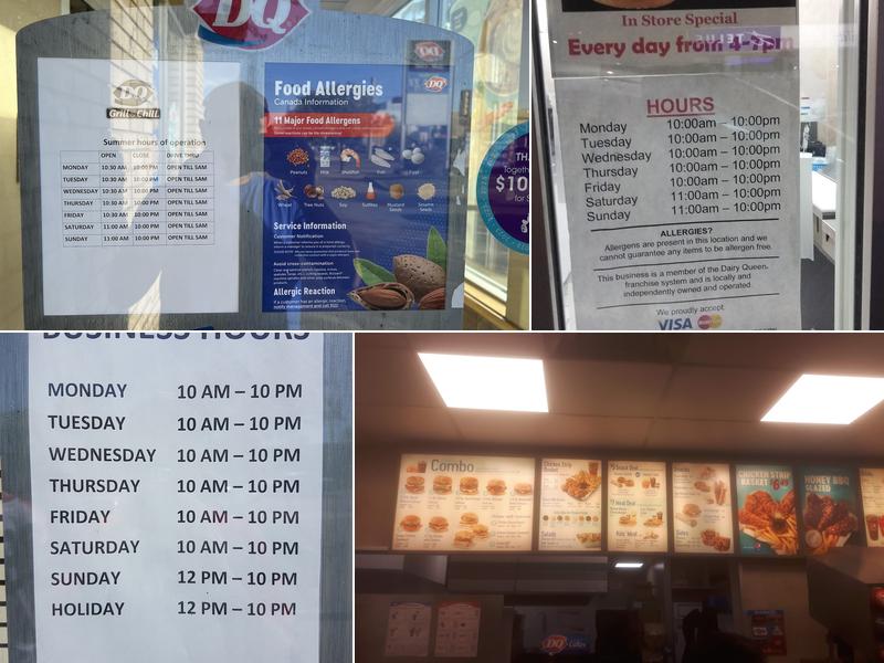 Dairy Queen Grill & Chill Menu