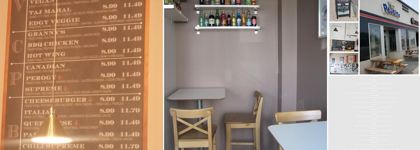 La Poutine Menu