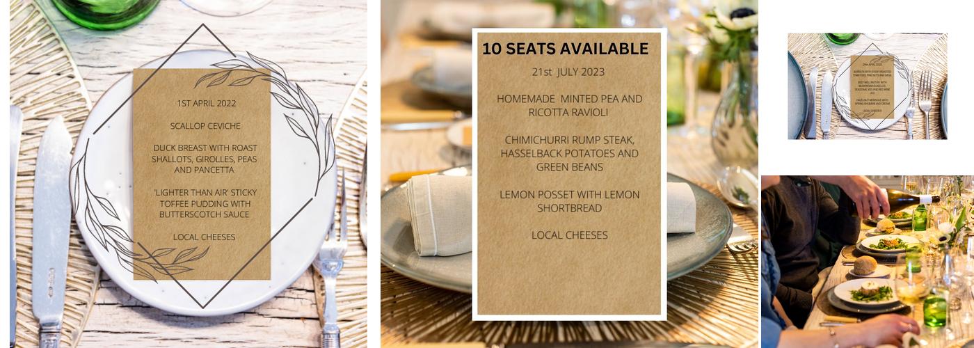 mortimer supper club Menu