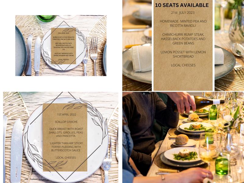 mortimer supper club Menu