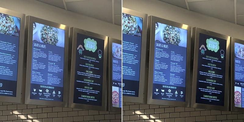 Freshii Menu