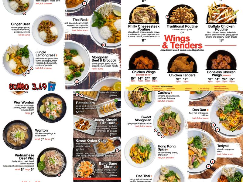 Wok Box - Jasper Ave & 101 Street Menu