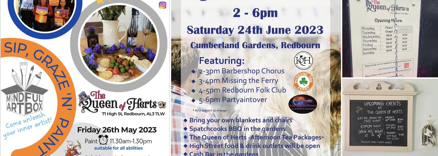 The Queen of Herts Menu