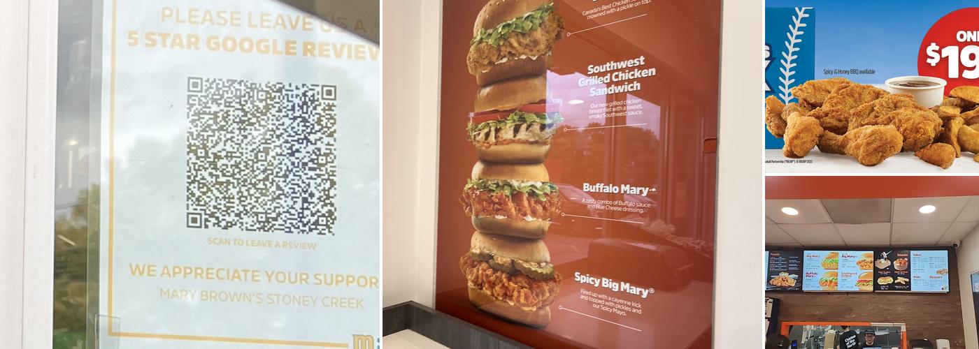 Mary Brown's Chicken Menu