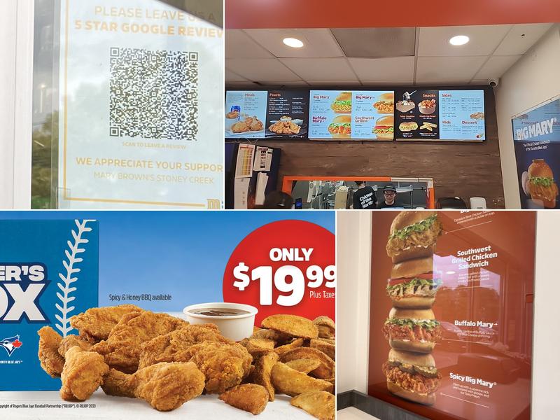 Mary Brown's Chicken Menu