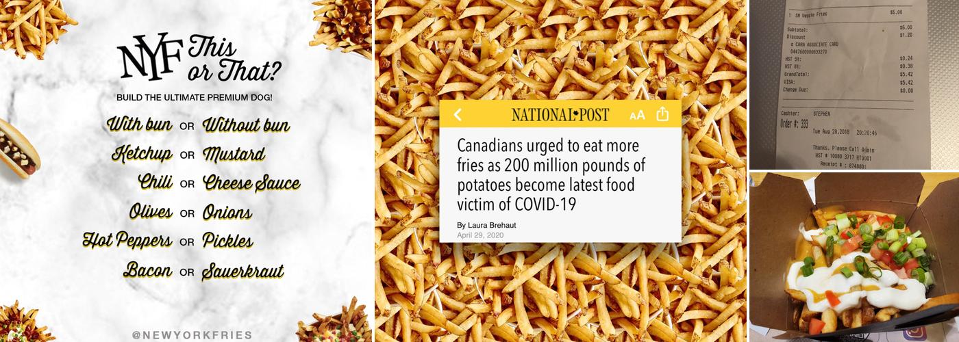 New York Fries Lime Ridge Mall Menu