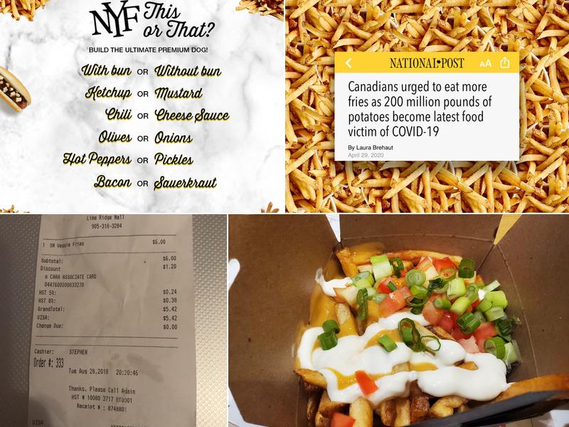 New York Fries Lime Ridge Mall Menu