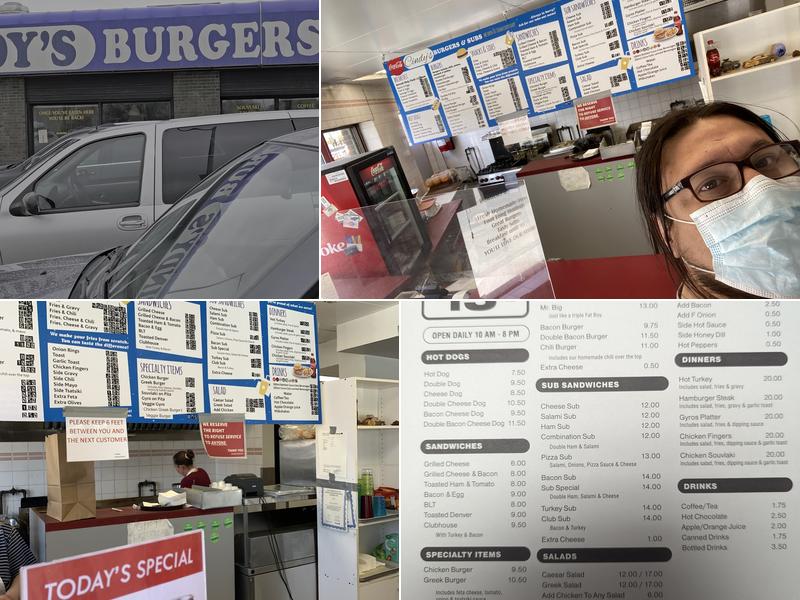 Cindy's Burgers & Subs Menu