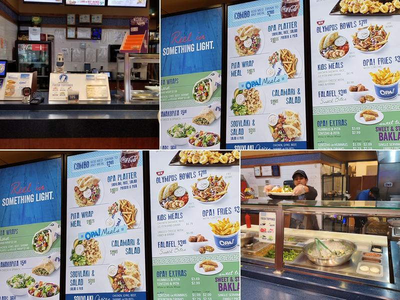 OPA! of Greece SmartCentres Kenaston Menu