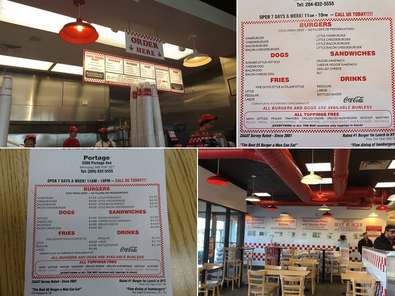 Five Guys Menu