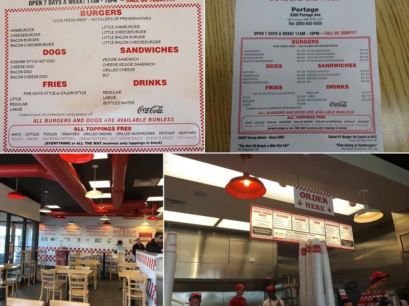 Five Guys Menu