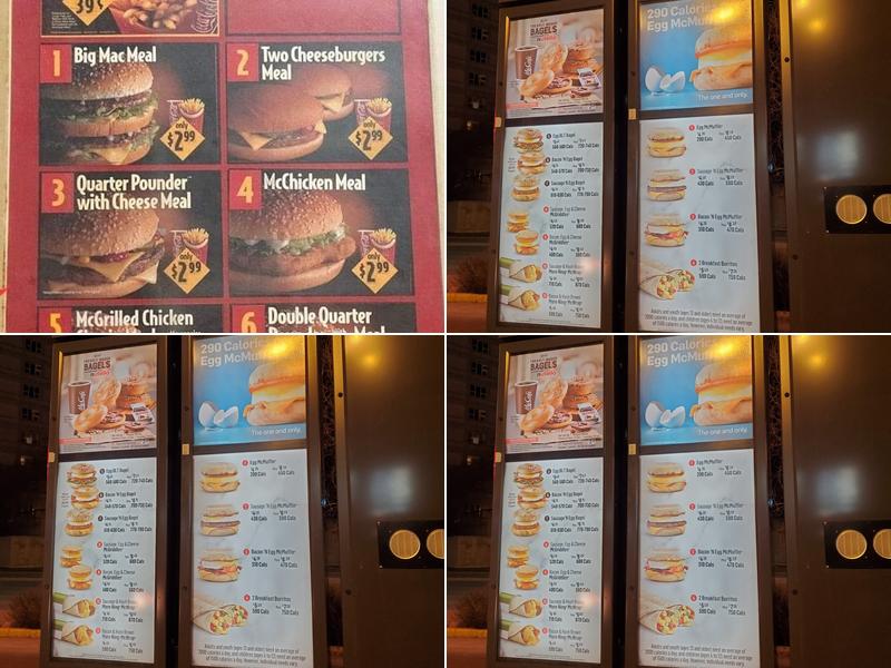 McDonald's Menu