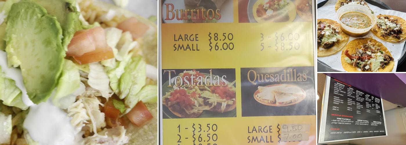 Viva Burritos Menu