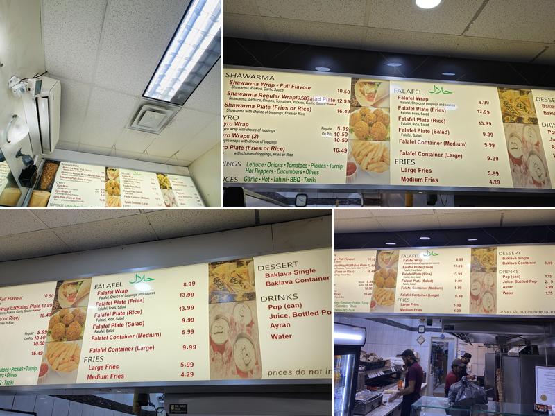 Highland Halal Shawarma Menu