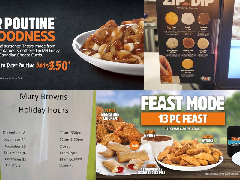 Mary Brown's Chicken Menu