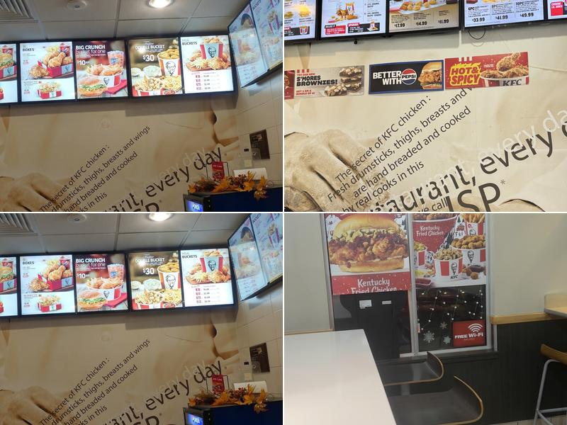 KFC Menu