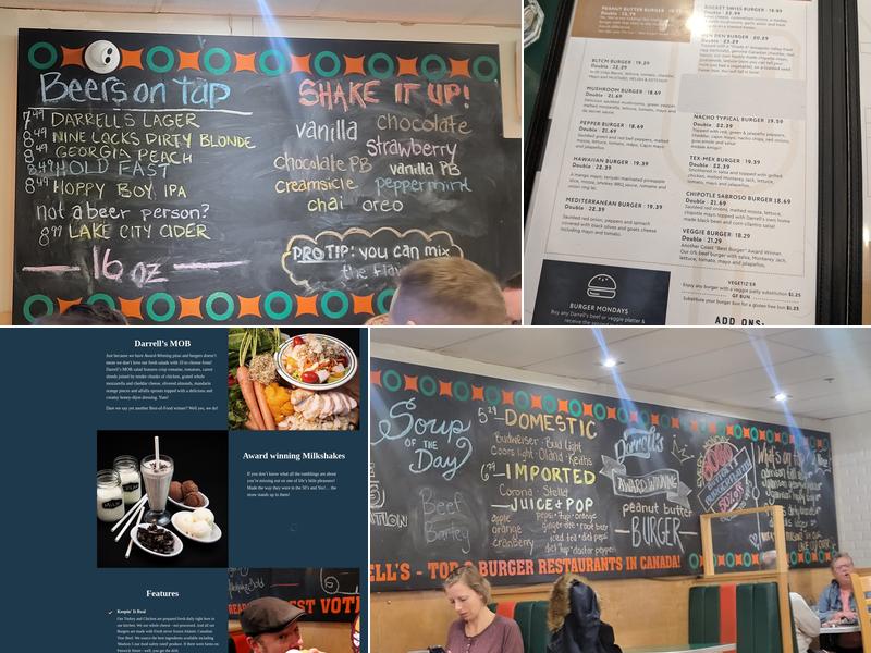 Darrell's Restaurant Menu