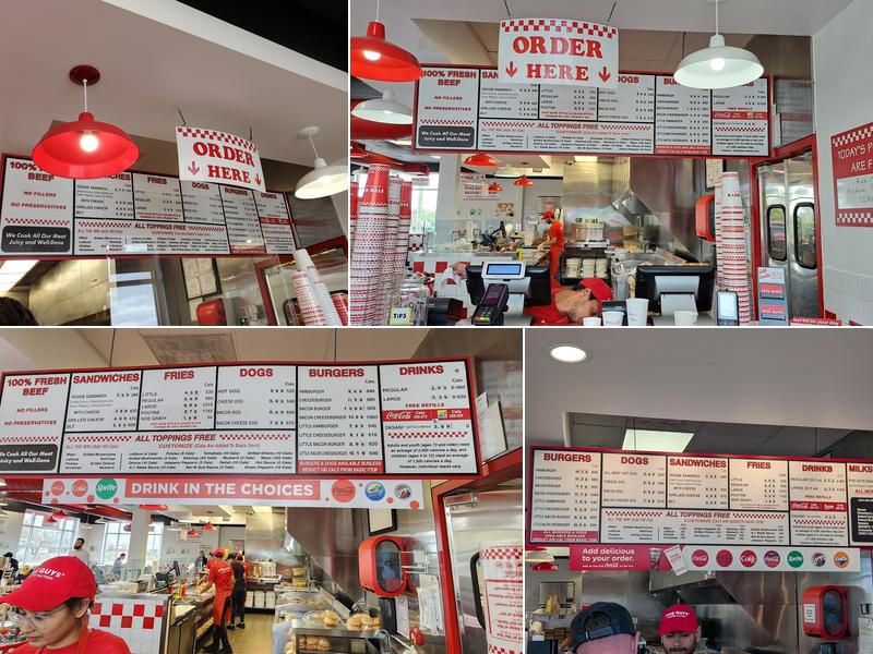 Five Guys Menu