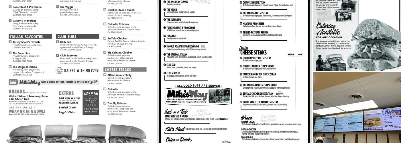 Jersey Mikes Subs Menu