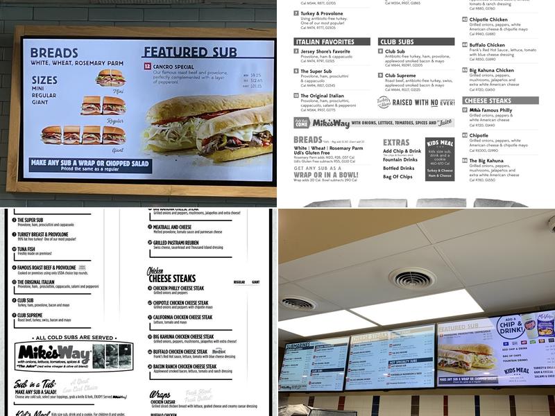 Jersey Mikes Subs Menu