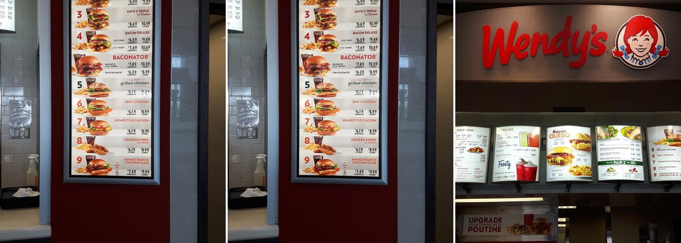 Wendy's Menu