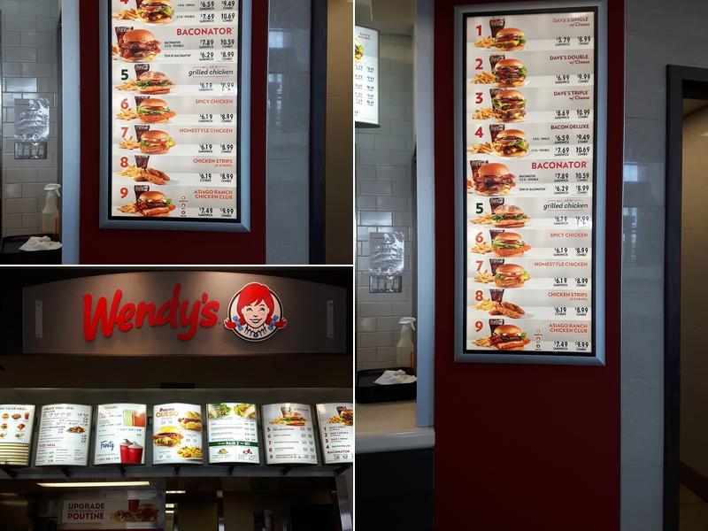 Wendy's Menu