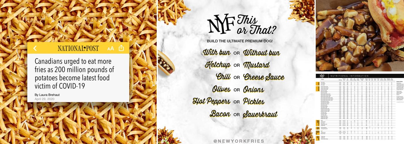 New York Fries Lawson Heights Menu