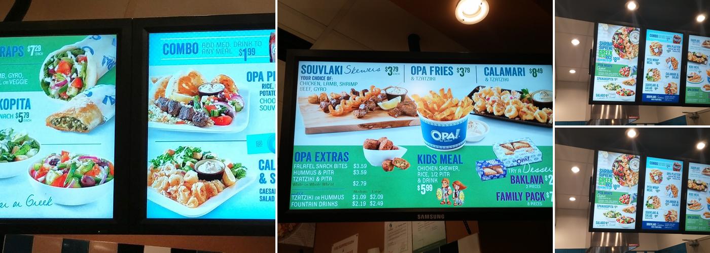 OPA! of Greece 8th Street - Saskatoon Menu