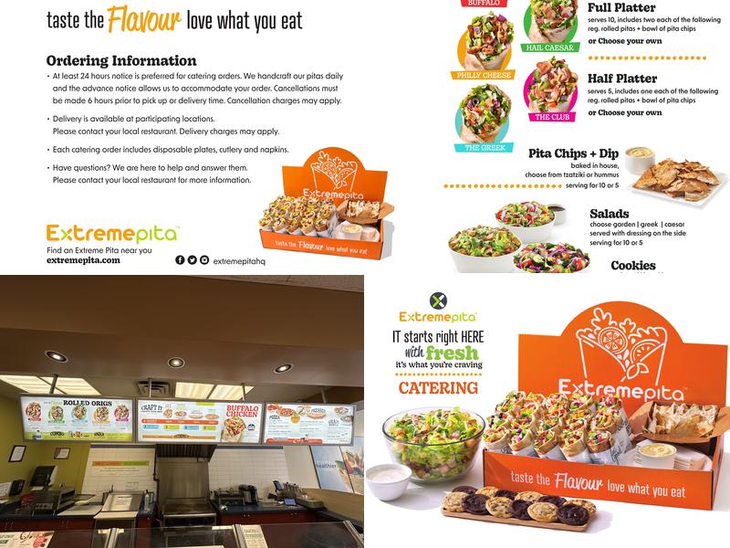 Extreme Pita Menu