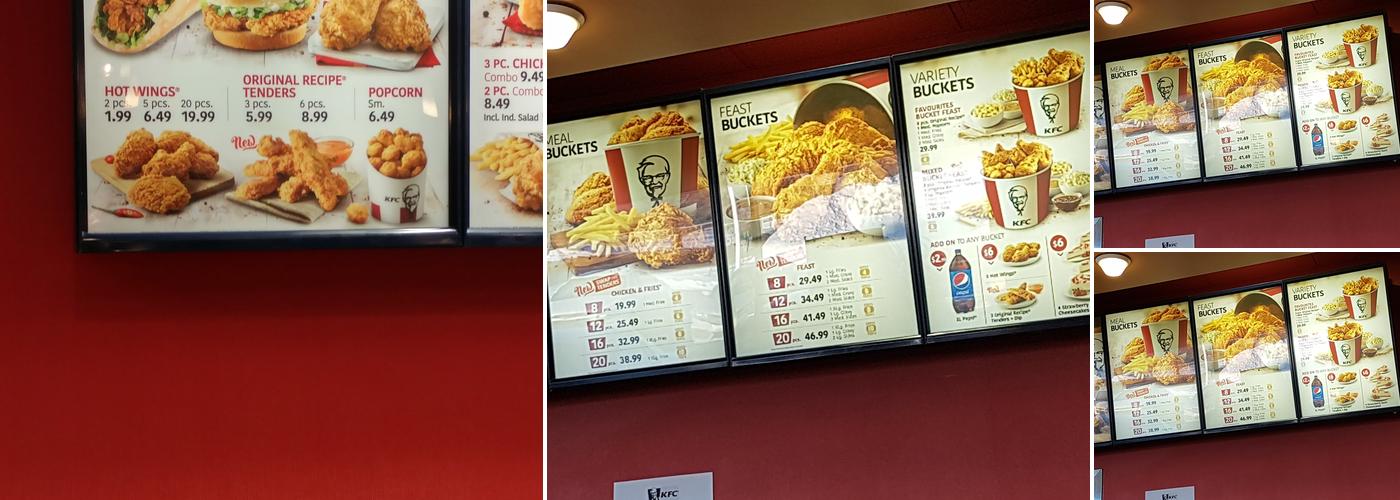 KFC Menu