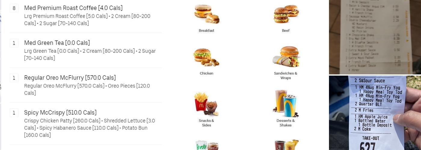 McDonald's Menu