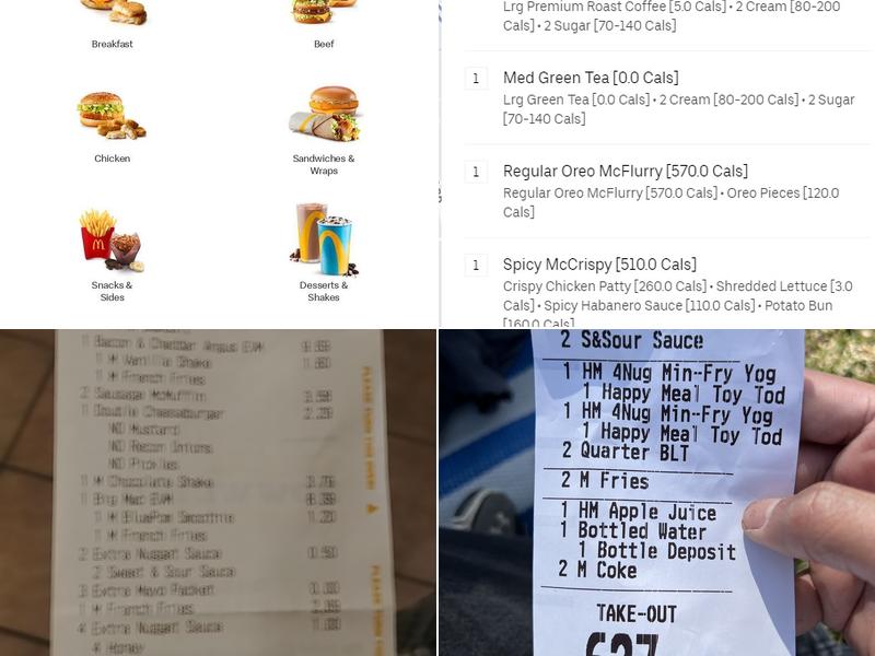 McDonald's Menu