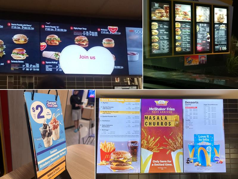 McDonald's Menu