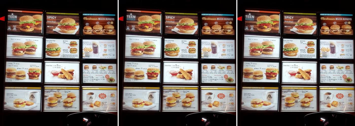 A&W Canada Menu