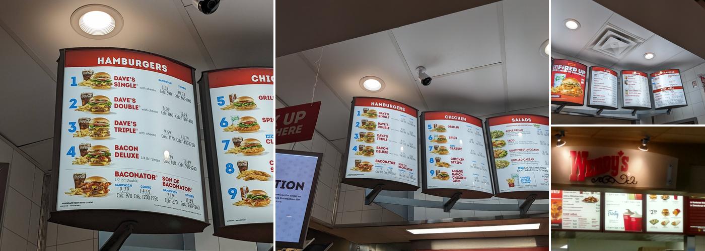 Wendy's Menu